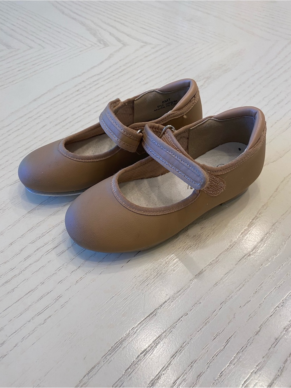 Stelle Toddler Tap Shoes Size 8MT Tan